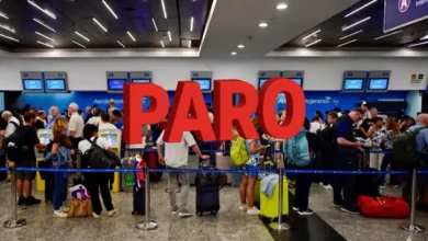Imagen de un avión en el aeropuerto de Aeroparque