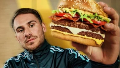 Imagen de las hamburguesas McÁlvarez, McAllister y McFernández de McDonald's
