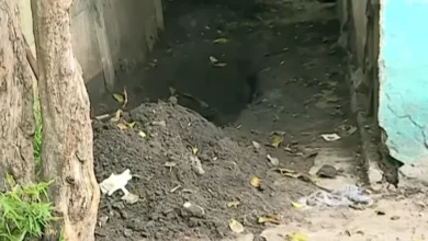 Imagen de una casa en San Francisco Solano donde se encontró el cuerpo de una mujer enterrada en el patio