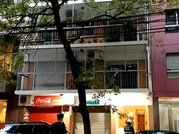 Incendio en edificio de departamentos en Núñez