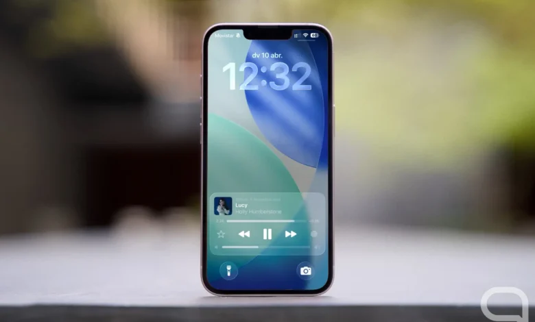 Control de volumen en la pantalla de bloqueo de iPhone