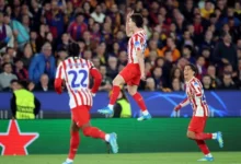 Imagen del estadio Riyadh Air Metropolitano antes del partido entre Atlético Madrid y Barcelona