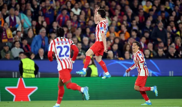 Imagen del estadio Riyadh Air Metropolitano antes del partido entre Atlético Madrid y Barcelona