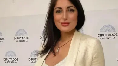 Imagen de Juliana Santillán en una sesión de la Cámara de Diputados