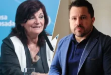 Martín Tetaz y Kelly Olmos en un debate sobre economía