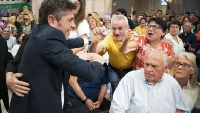 Kicillof en la misa en homenaje al Papa Francisco