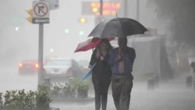 Imagen de lluvias en el AMBA