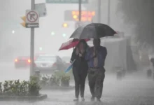 Imagen de tormentas en Buenos Aires