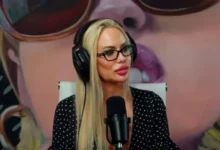 Luciana Salazar en una entrevista hablando sobre su experiencia con el abuso