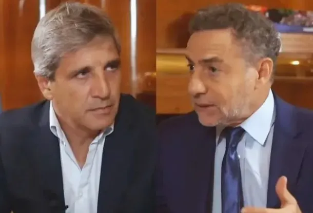 Luis Majul en una conferencia de prensa