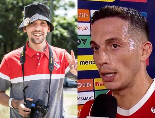 Iván Marcone y Pablo Grillo en un partido de Independiente