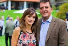 Foto de Malena Galmarini y Sergio Massa