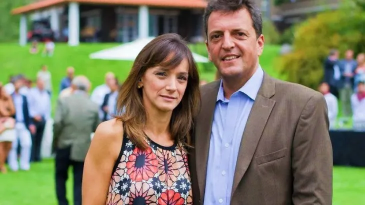 Foto de Malena Galmarini y Sergio Massa