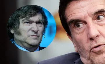Carlos Melconian, economista argentino, durante una conferencia de prensa.