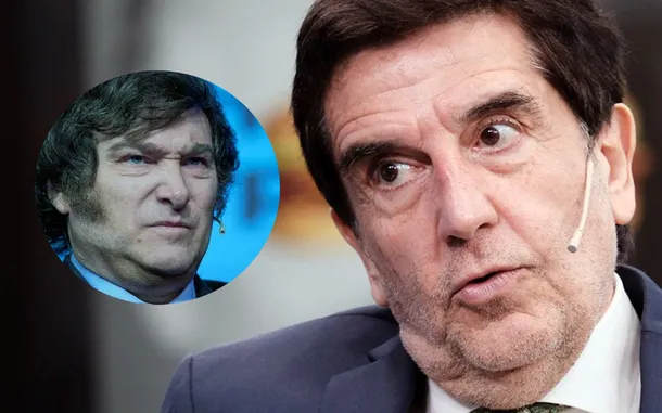 Carlos Melconian en una conferencia de prensa