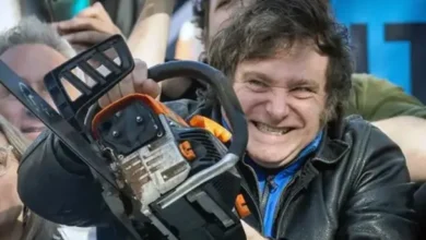 Imagen de Javier Milei y Federico Sturzenegger en una reunión de gabinete