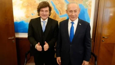 Javier Milei y Benjamin Netanyahu en reunión en Israel