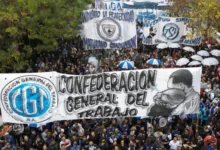 La CGT y Ofelia Fernández en la sede de Azopardo