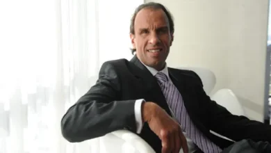 Navarro Montoya en una conferencia de prensa