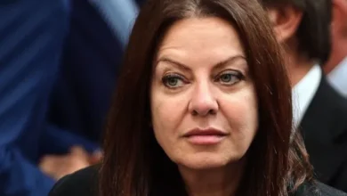 Sandra Pettovello en una conferencia de prensa