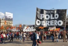 Imagen de una movilización en Argentina