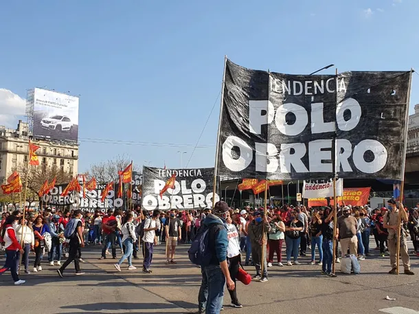 Imagen de una movilización en Argentina