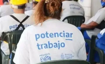 Imagen de una persona trabajando, representando el programa Potenciar Trabajo