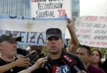 Imagen de un operativo de seguridad en el Congreso