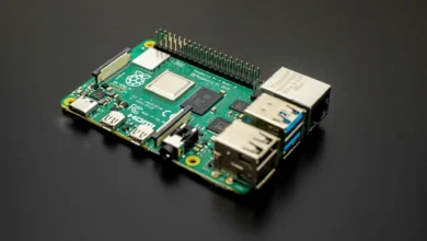 Imagen de un dispositivo Raspberry Pi