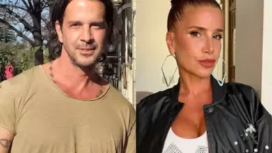 Foto de Santiago Almeyda y Flor Peña juntos