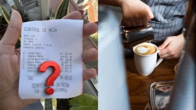 Imagen de un ticket de café con un monto total de $51.800