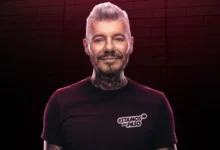 Marcelo Tinelli en su época de gloria en Telefe