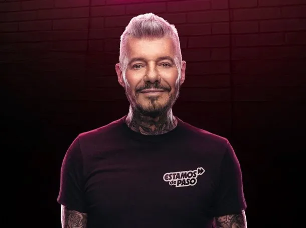 Marcelo Tinelli en su época de gloria en Telefe