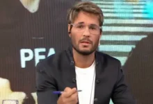 Tomás Dente durante una emisión de su programa en Crónica TV