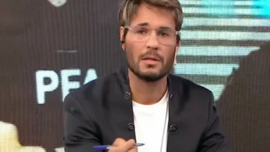 Tomás Dente durante una emisión de su programa en Crónica TV