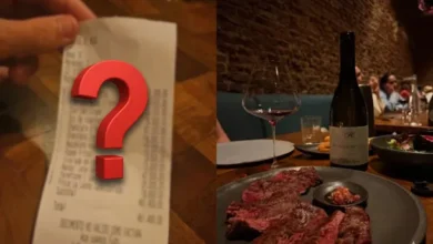 Una pareja disfruta de una cena de lujo en un restaurante de Chacarita
