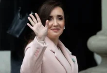 Victoria Villarruel en un evento público