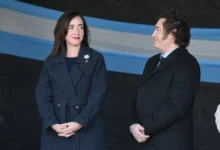 Foto de Javier Milei y Victoria Villarruel