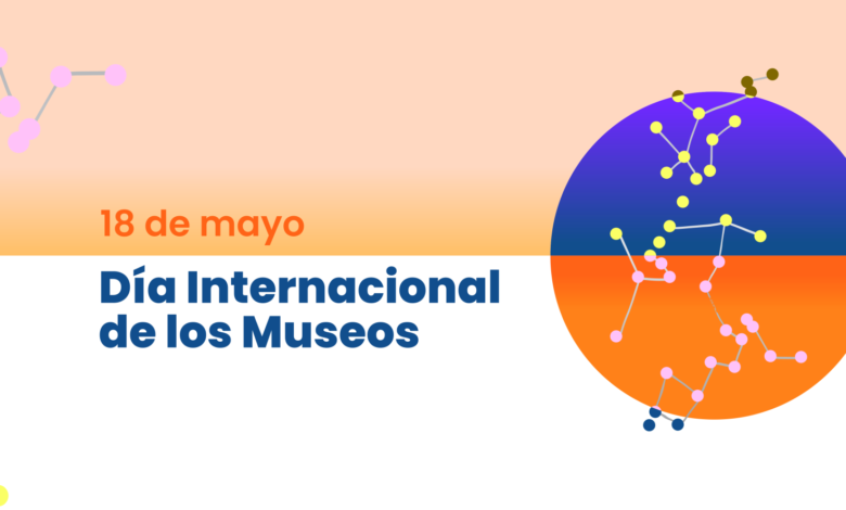Imagen de una familia visitando un museo
