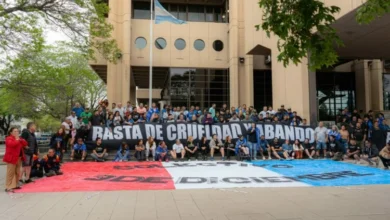 Imagen de transportistas de discapacidad en Córdoba en lucha por la supervivencia