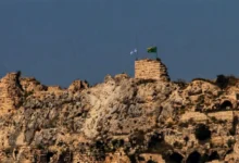 Imagen de la fortaleza de Beaufort en el sur del Líbano