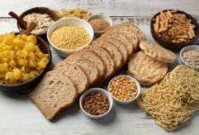 Ilustración de la celiacasa, una molécula que destruye el gluten en el estómago