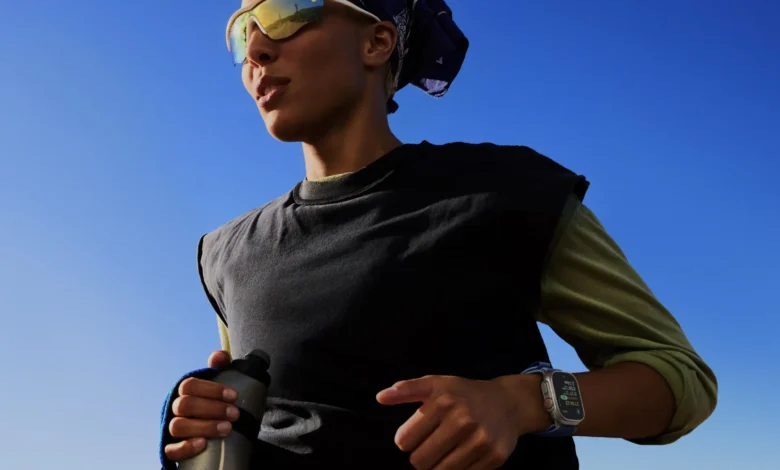 Apple Watch en muñeca durante ejercicio