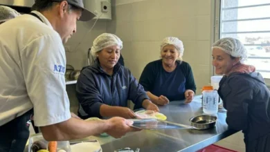 Imagen de una cocina comunitaria en Córdoba