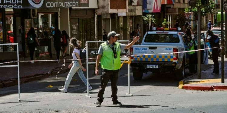 Tránsito en la calle Belgrano
