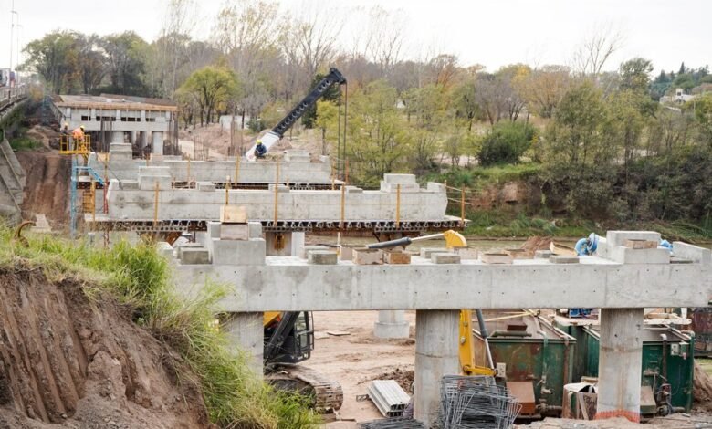 Imagen de la circunvalación de Río Cuarto en construcción