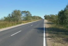 Trabajos de rehabilitación en una ruta provincial