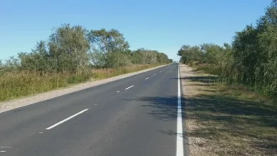 Trabajos de rehabilitación en una ruta provincial
