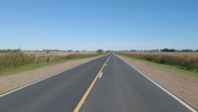 Imagen de la Ruta Provincial 26 después de la rehabilitación
