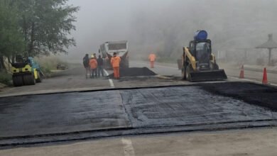 Trabajos de protección en el Camino de Altas Cumbres
